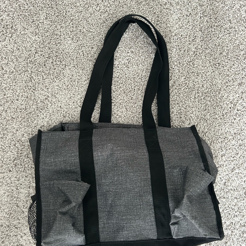 Thirty-One Black and Gray Tote Bag